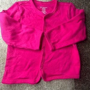 First impressions hot pink button down